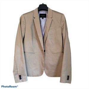 Banana Republic Factory Tan Cotton Blazer Jacket